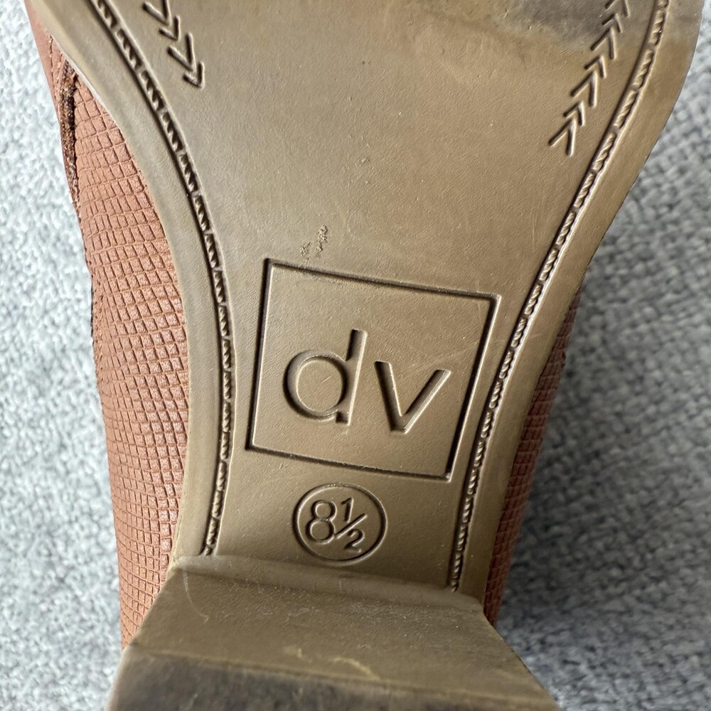 DV Boots Womens Size 8.5 Ankle Block Heel Booties Zip Textured Casual Shoes - Picture 9 of 13